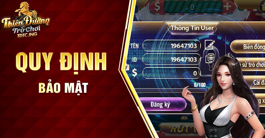 Quy định tdtc bảo mật