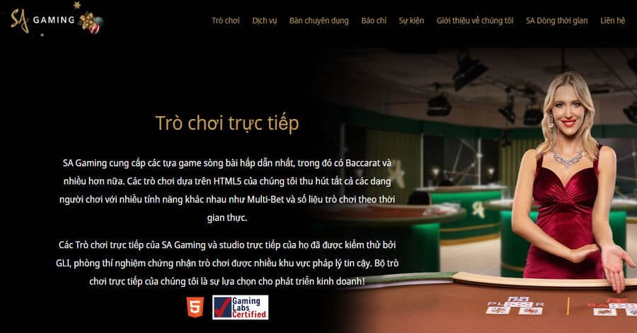 Điểm nổi bật của nhà cung cấp SA Gaming