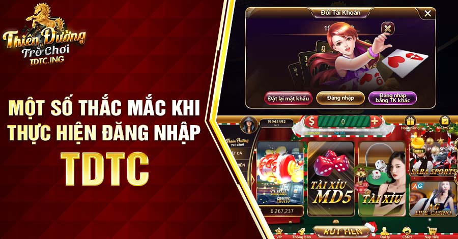 Giải đáp thắc mắc khi đăng nhập TDTC