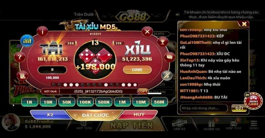 Web tài Xỉu MD5