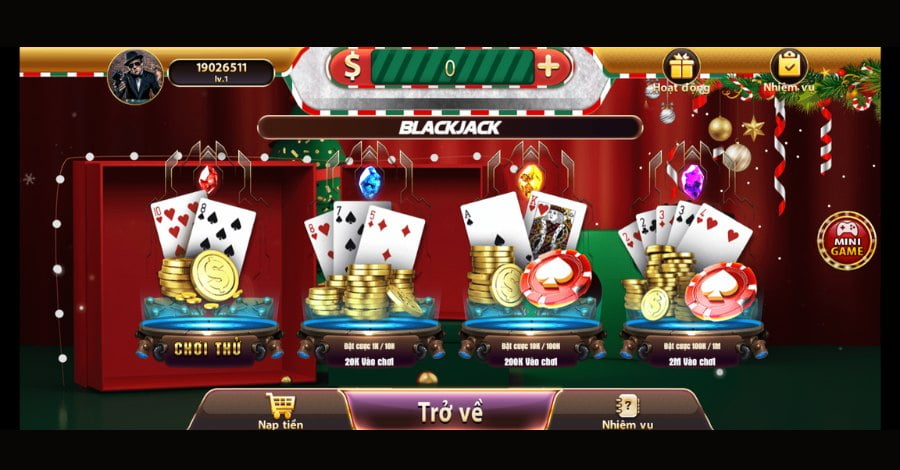 Blackjack tại PT trực tuyến